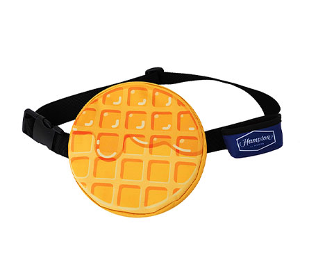 Fanny pack with waffle design